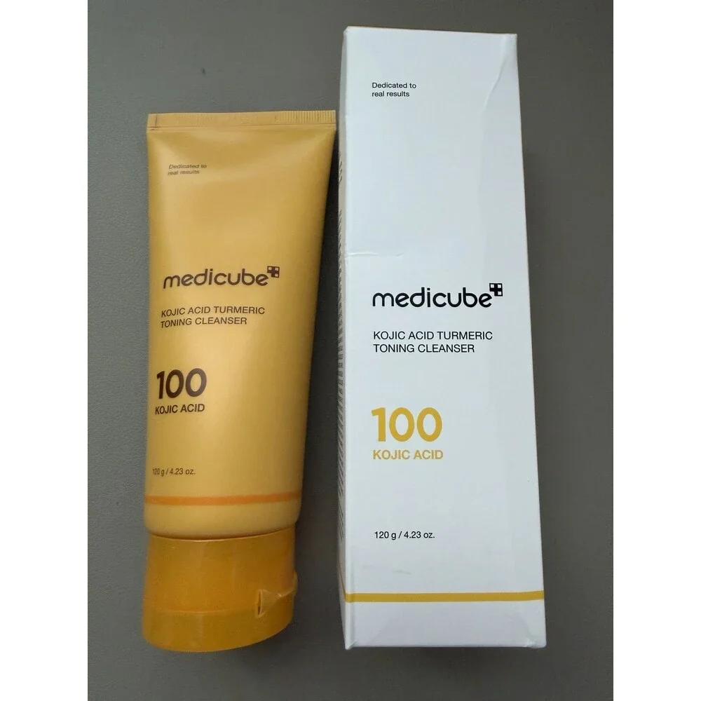 medicube Kojic Acid Turmeric Toning Cleanser Niacinamide 4.23oz Face